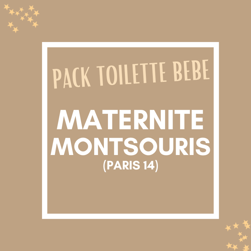 pack maternité toilette bébé pour l'hospitalisation à la maternité de l'institut mutualiste montsouris