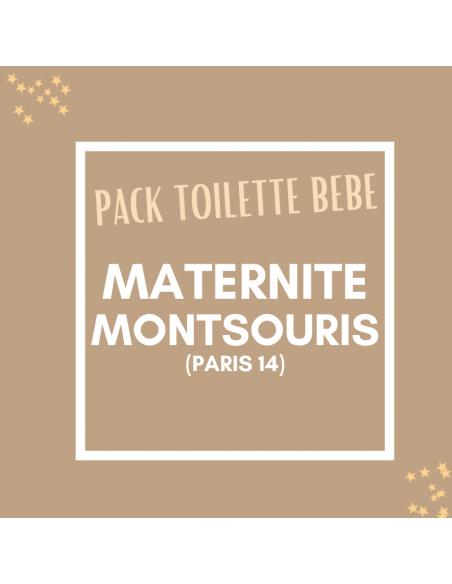 pack maternité toilette bébé pour l'hospitalisation à la maternité de l'institut mutualiste montsouris